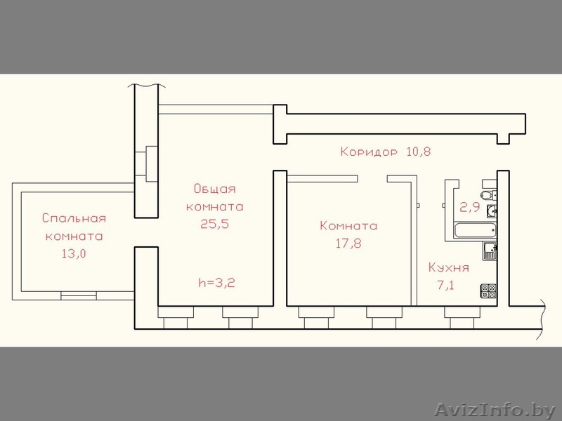 Трехкомнатная квартира в Слониме - ТОРГ!!! - Изображение #1, Объявление #417708