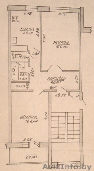 Продается 2х комнатная квартира по Независимости - Изображение #1, Объявление #512995