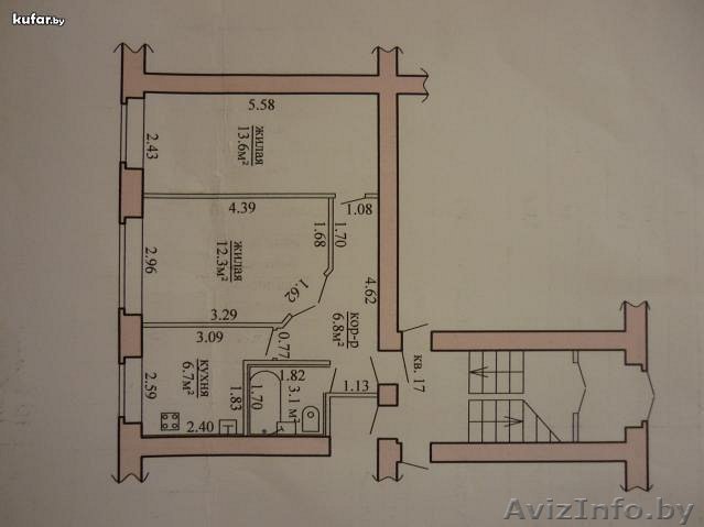 Срочно!Продаётся 2-х ком.квартира в Слониме. - Изображение #1, Объявление #785319