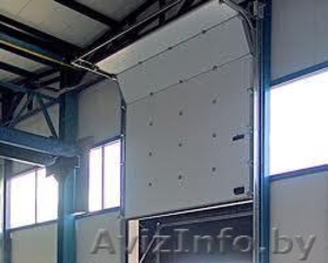 Ворота гаражные сэндвич панель.