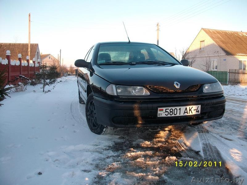 Рено лагуна 1996г.в. 1.8 газ бензин, черный металик - Изображение #1, Объявление #176196