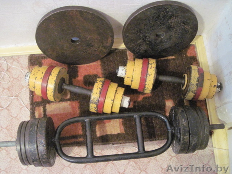 Гантели ,штанга , диски - Изображение #3, Объявление #990006