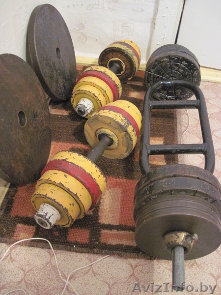 Гантели ,штанга , диски - Изображение #1, Объявление #990006